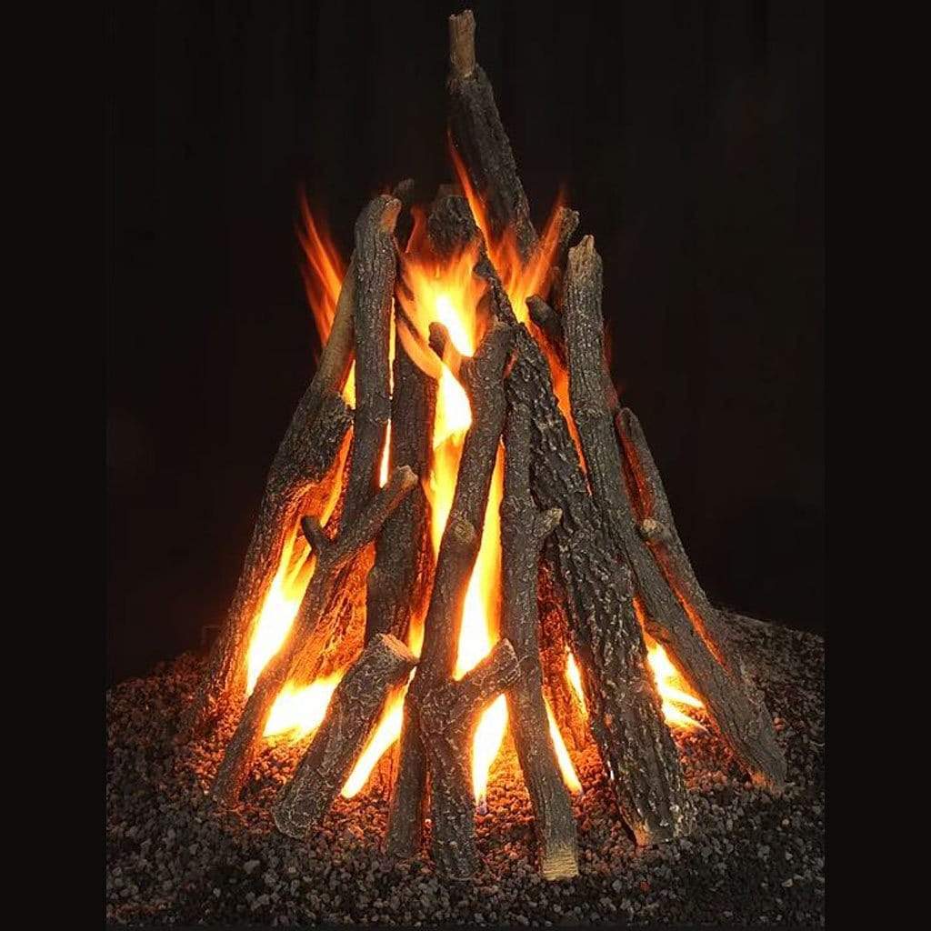 20" Wilderness Campfire Outdoor Firepit Logs- Hargrove