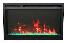 Amantii Traditional Extra slim 30 Inch Modern Smart Electric Fireplace
