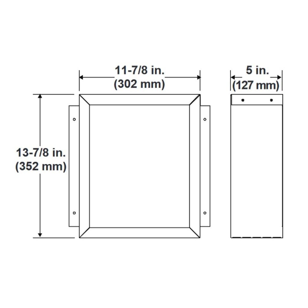 Majestic - 12"x14" DVP-BEK2 10-Pack Brick Extension Kit