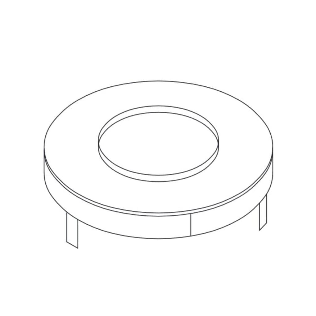 Majestic - 14.5" LINK-ZC-ADPB Round Flashing Adapter Kit