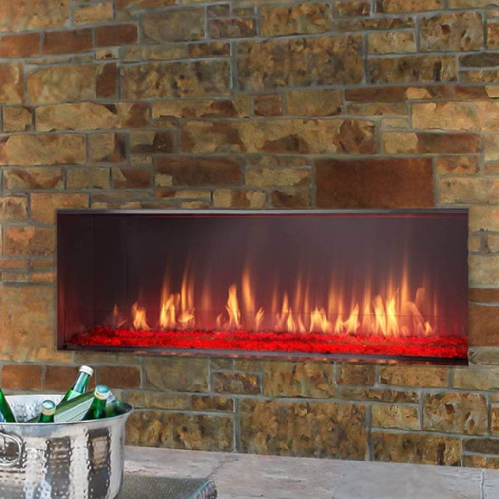 Majestic Lanai 51 Inch Contemporary Linear Gas Fireplace