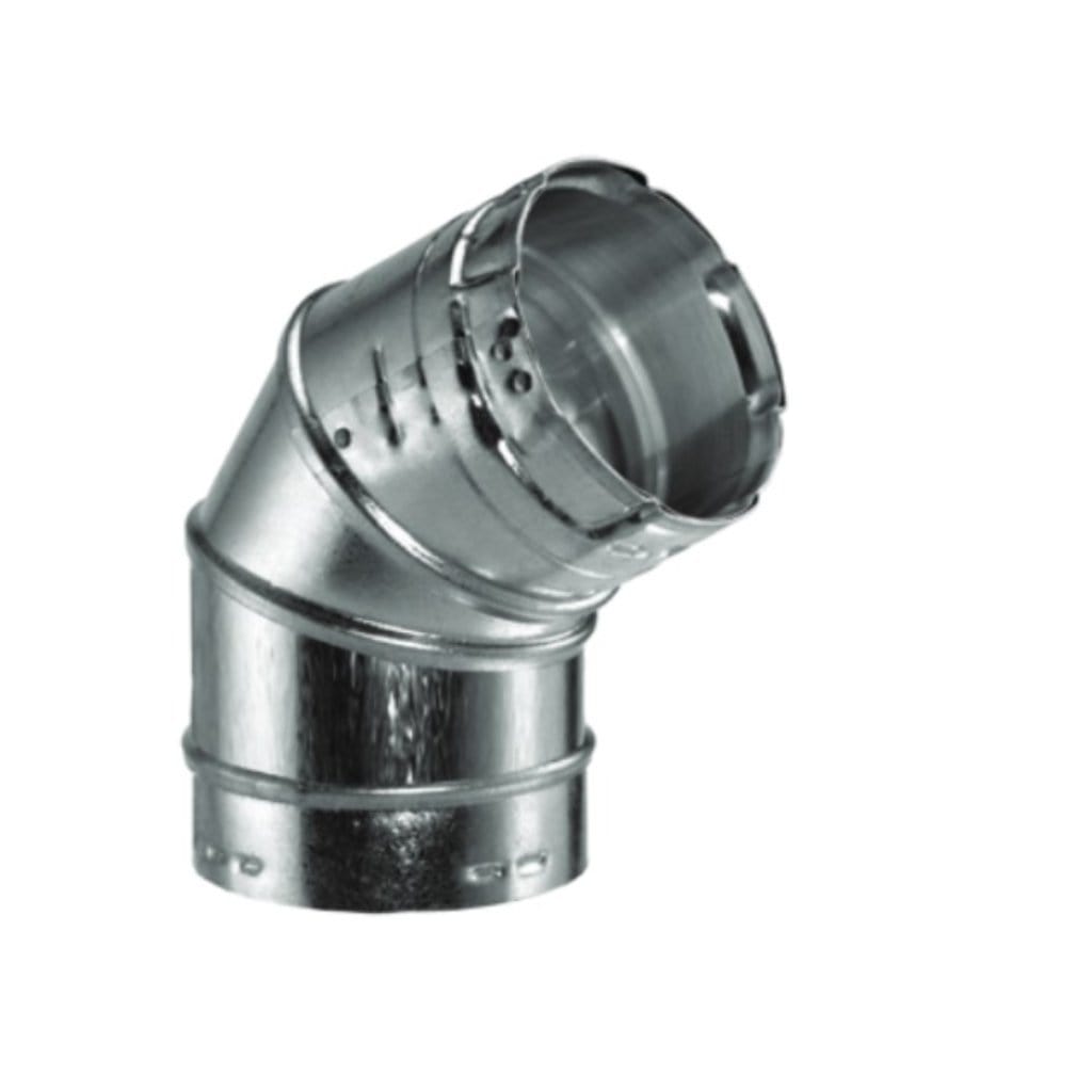 Majestic - 6" B-Vent DV-6GVL45 45/60 Degree Adjustable Elbow