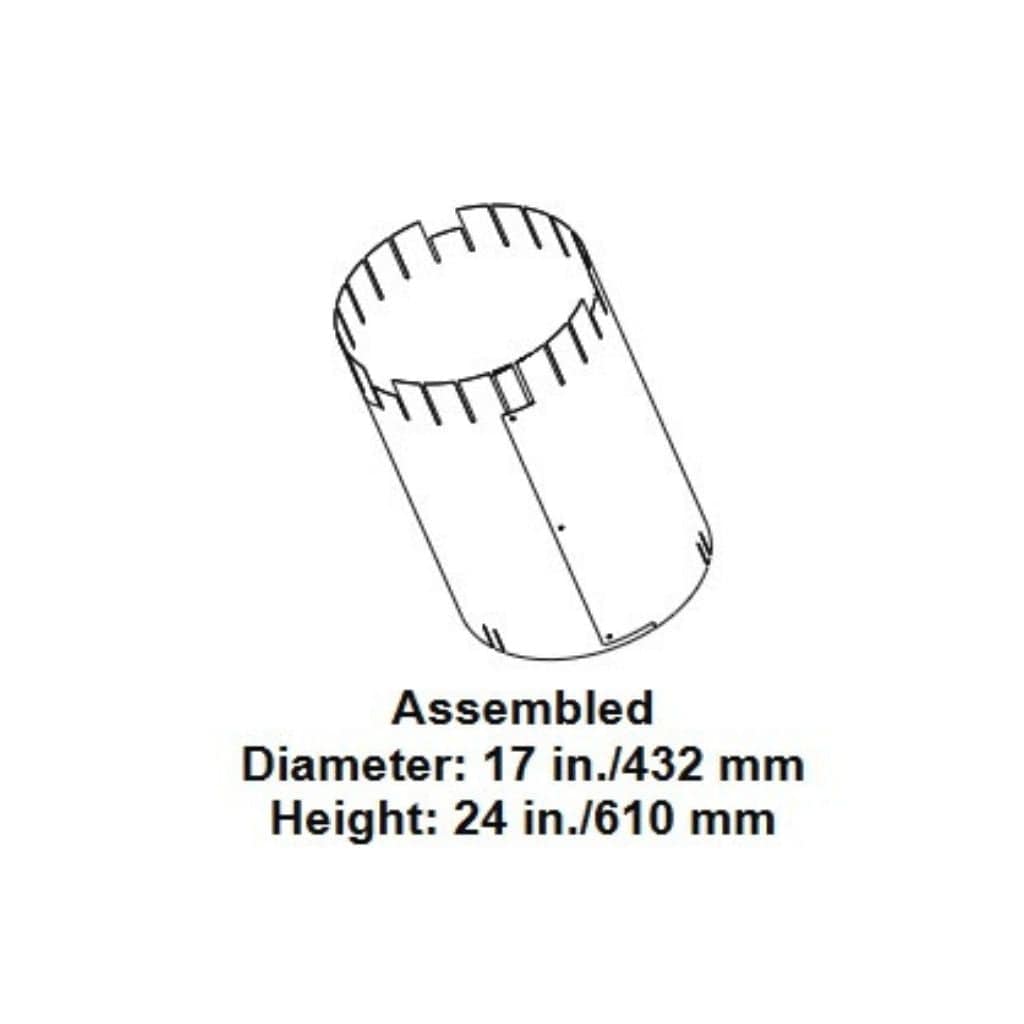 Majestic - AS10 Straight Flue Attic Insulation Shield for SL1100 and SL400 Series Pipe