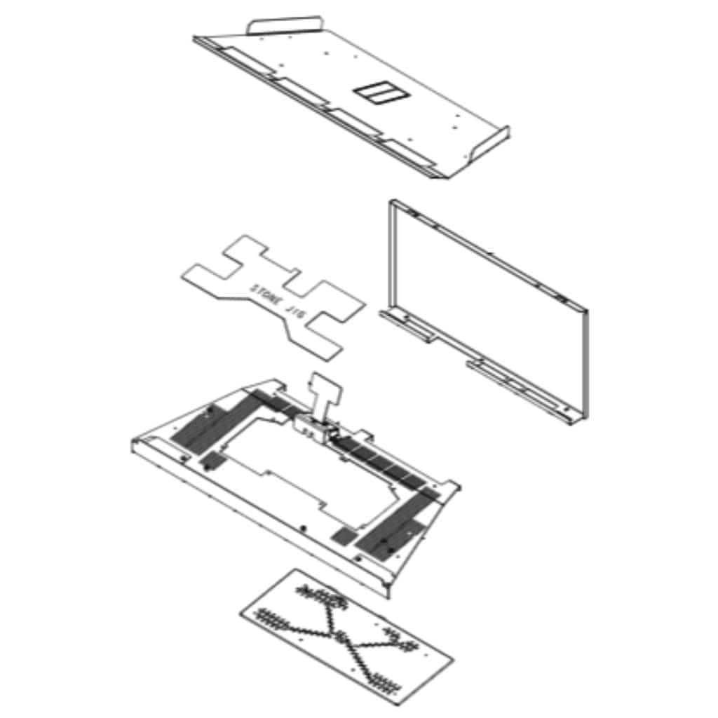 Majestic - Contemporary Conversion Kit for Ruby Fireplace Insert