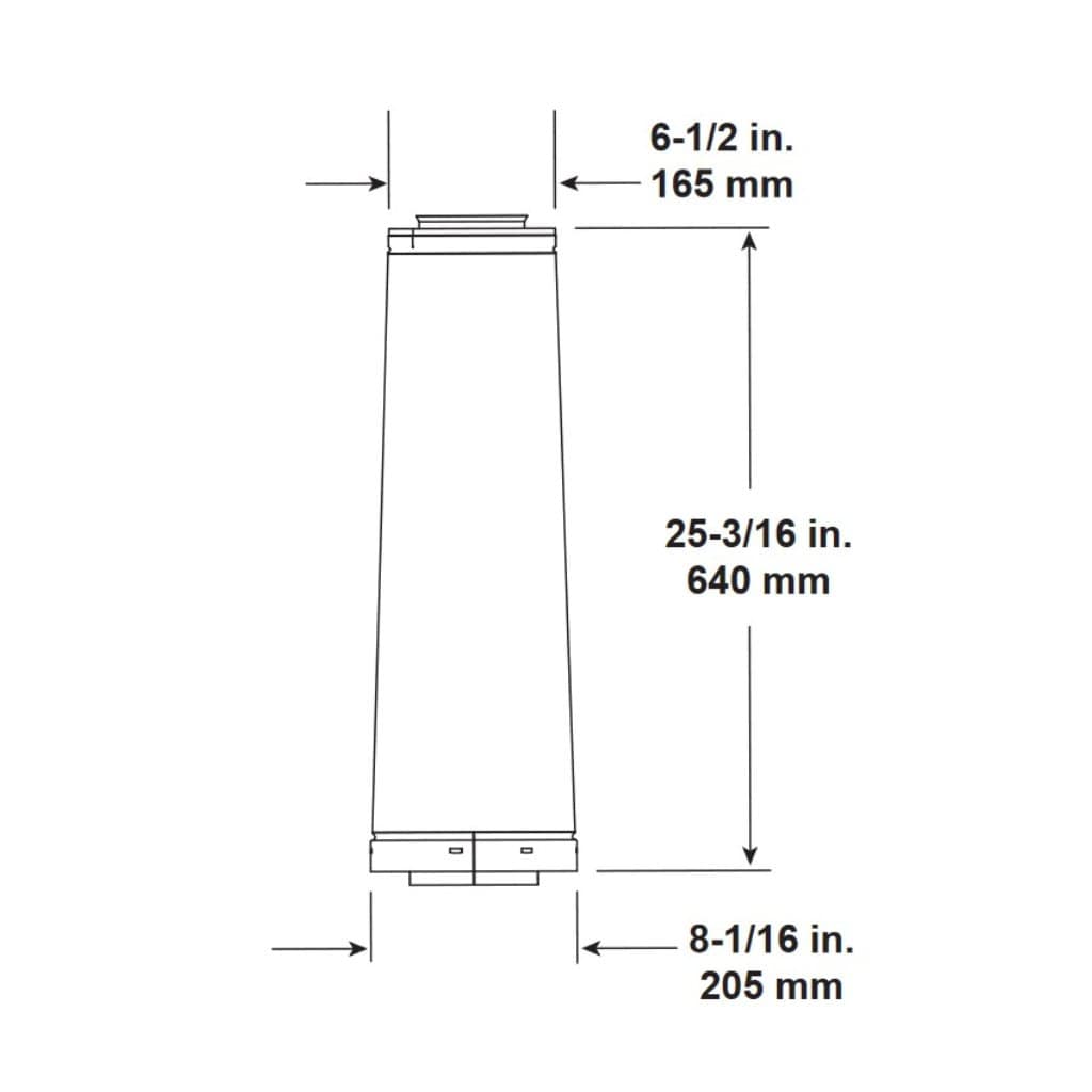 Majestic - DVP-SLP24 DVP to SLP 24" Pipe Adapter