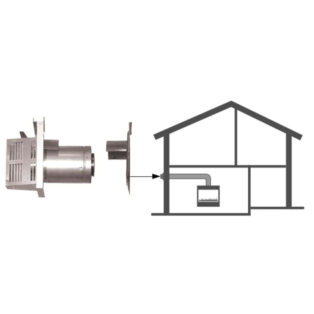 Majestic - DVP-TRAP1 Horizontal Termination Cap
