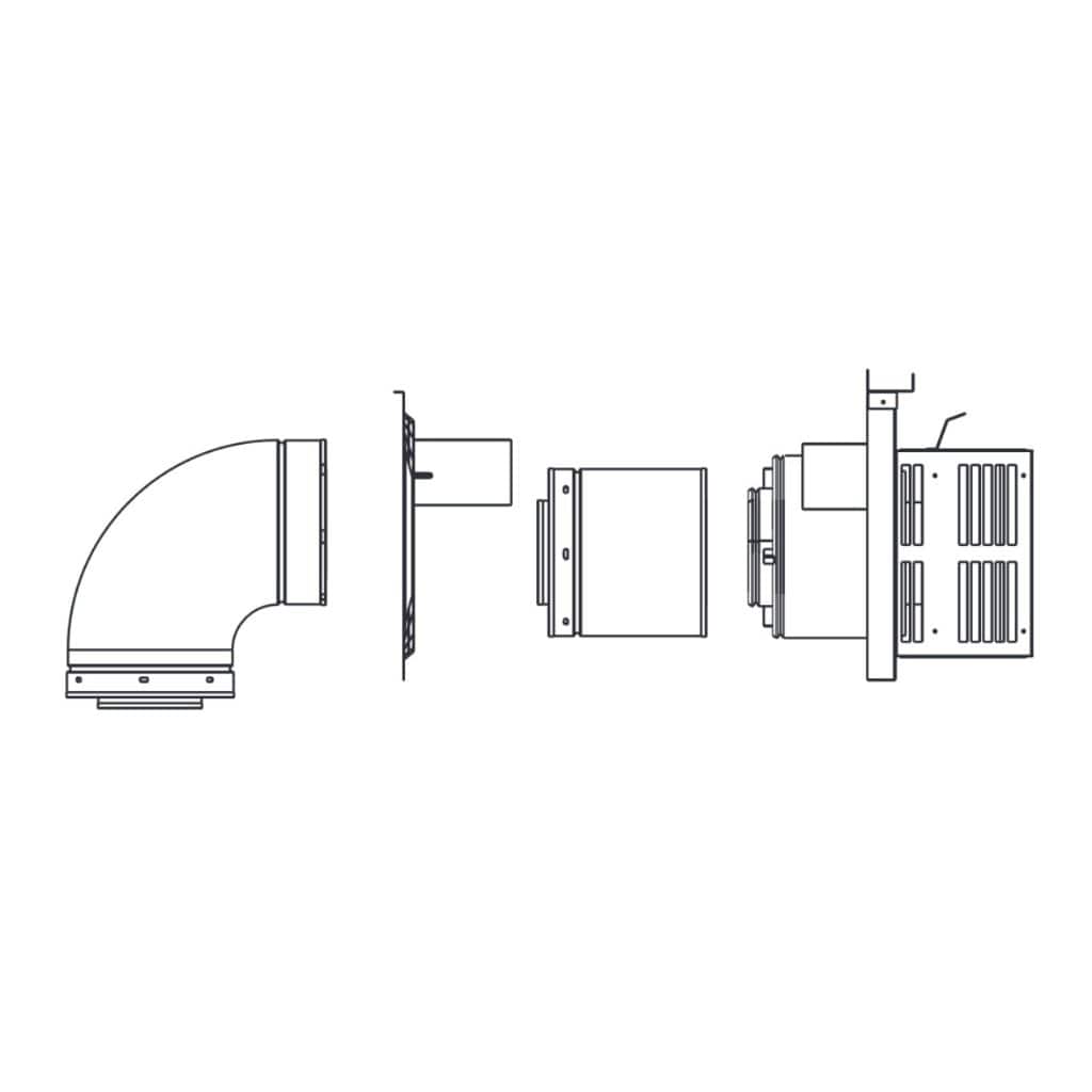 Majestic - DVP-TRAPK2 Horizontal Termination Kit