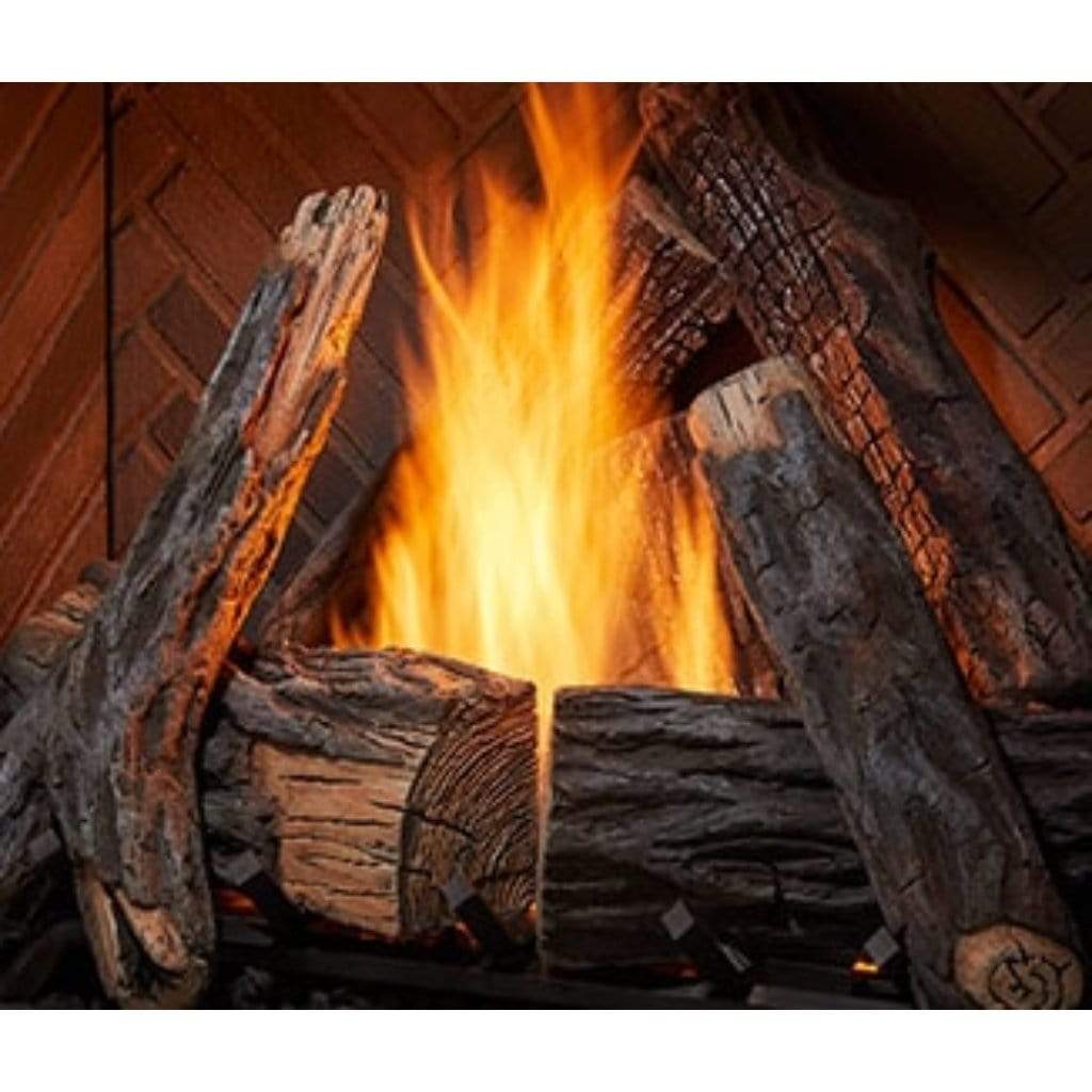Majestic - High Definition Log Set for Courtyard Outdoor Fireplace
