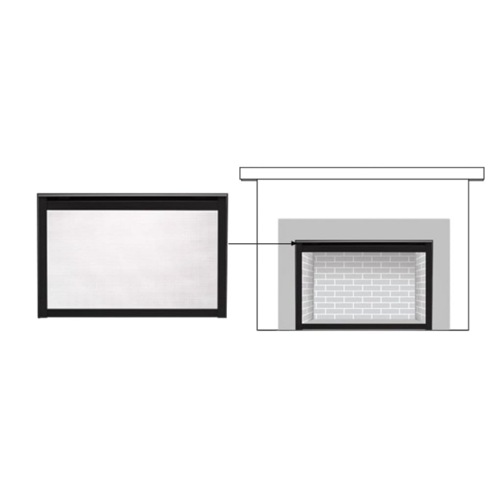 Majestic - Inside Fit Screen Front for Jasper and Ruby Fireplace Inserts