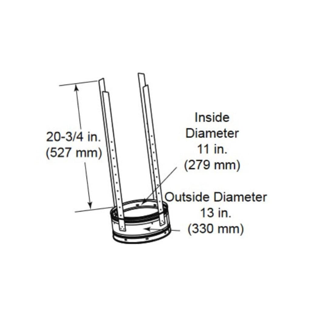 Majestic - 6" SL11 Chimney Stabilizer for SL1100 Series Pipe
