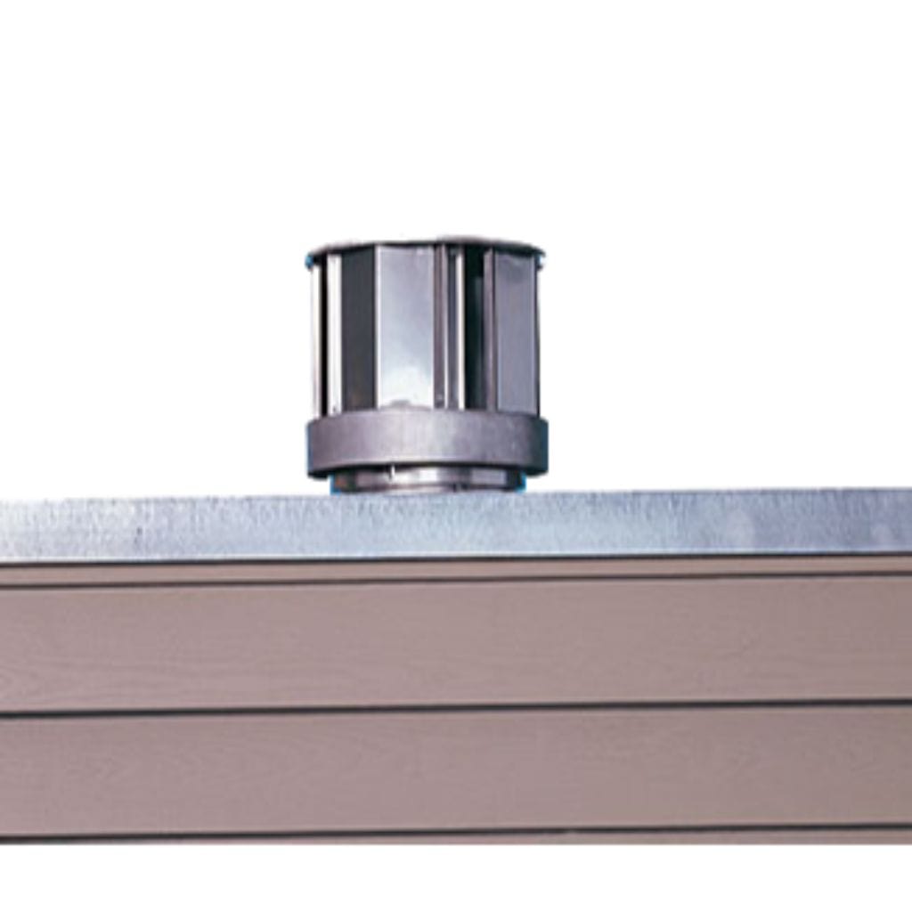Majestic - SLP-TVHW High Wind Vertical Termination Cap with Storm Collar