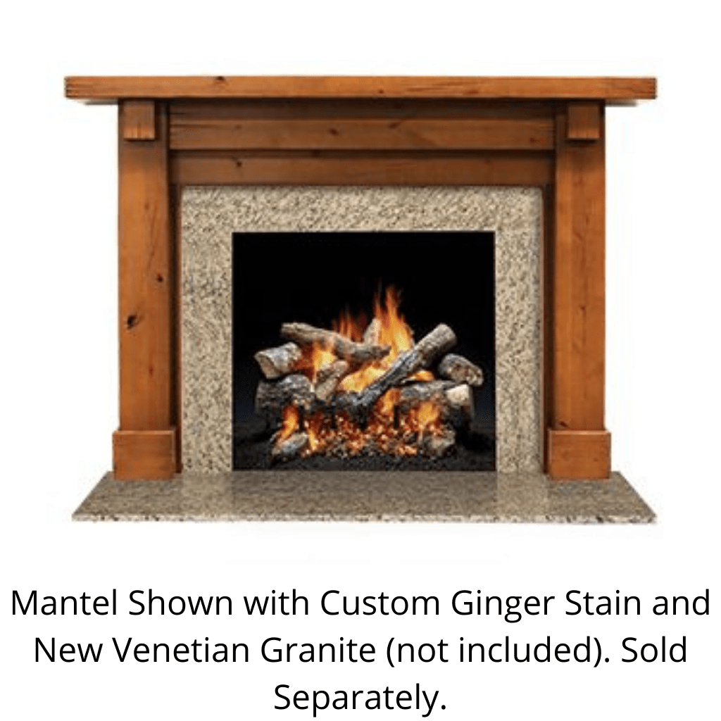 Monessen - Battlefield Flush Wood Mantel