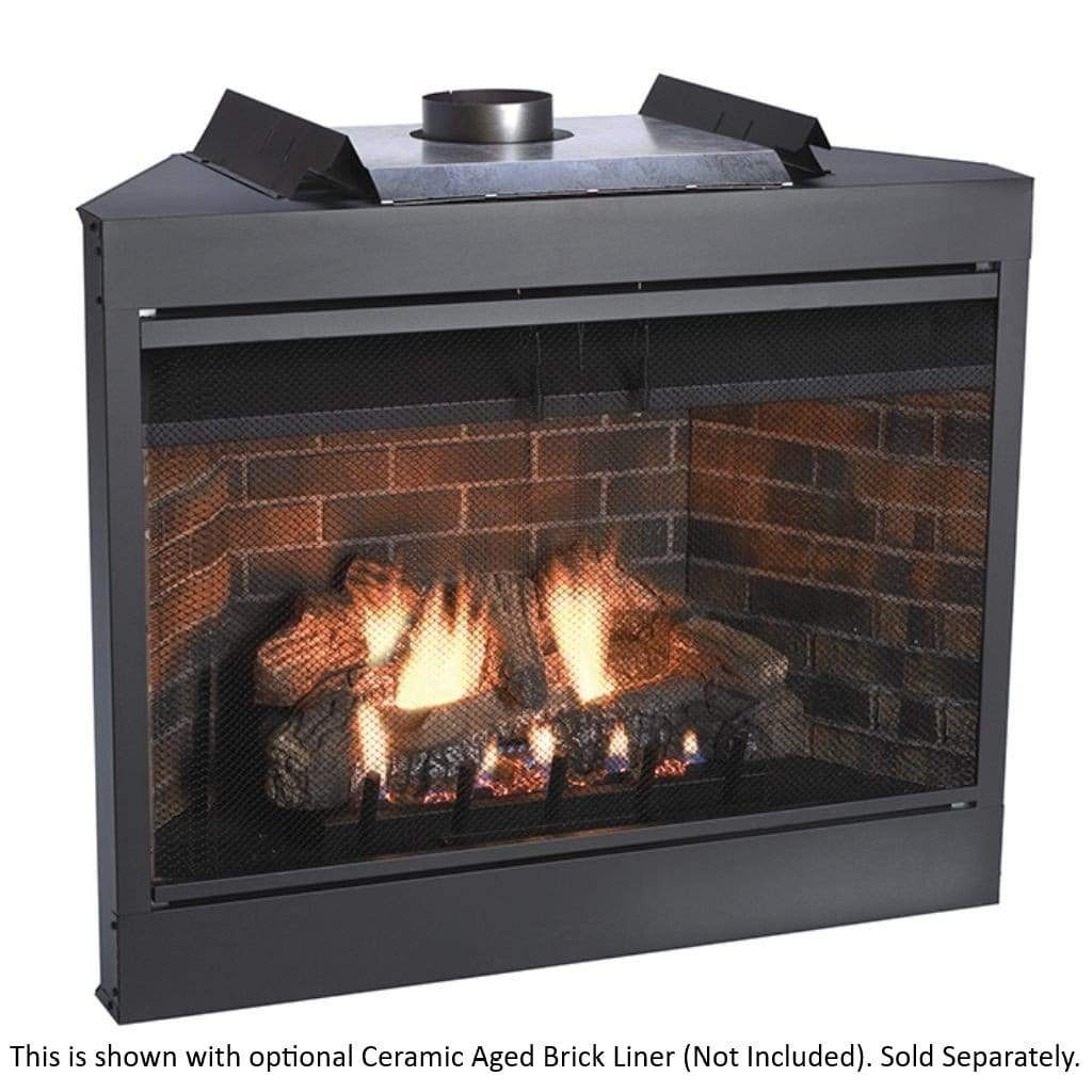 Empire Keystone 42-inch Premium B-Vent Fireplace - Natural Gas