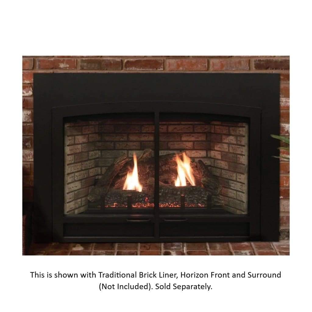 Empire Innsbrook 46-inch Traditional Large Direct Vent Fireplace Insert - Propane Gas with Millivolt Control