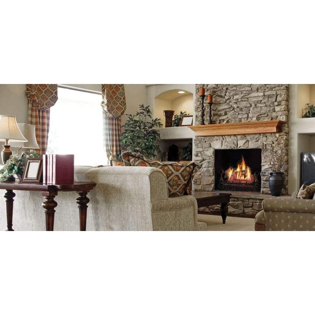 Napoleon - Fiberglow Vented Gas Log Set with Electronic Ignition
