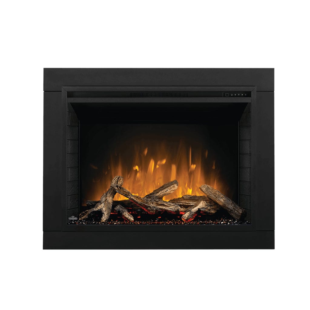 Napoleon Element NEFB42H-BS 42 inch Built-in Electric Fireplace With Realistic Log Set