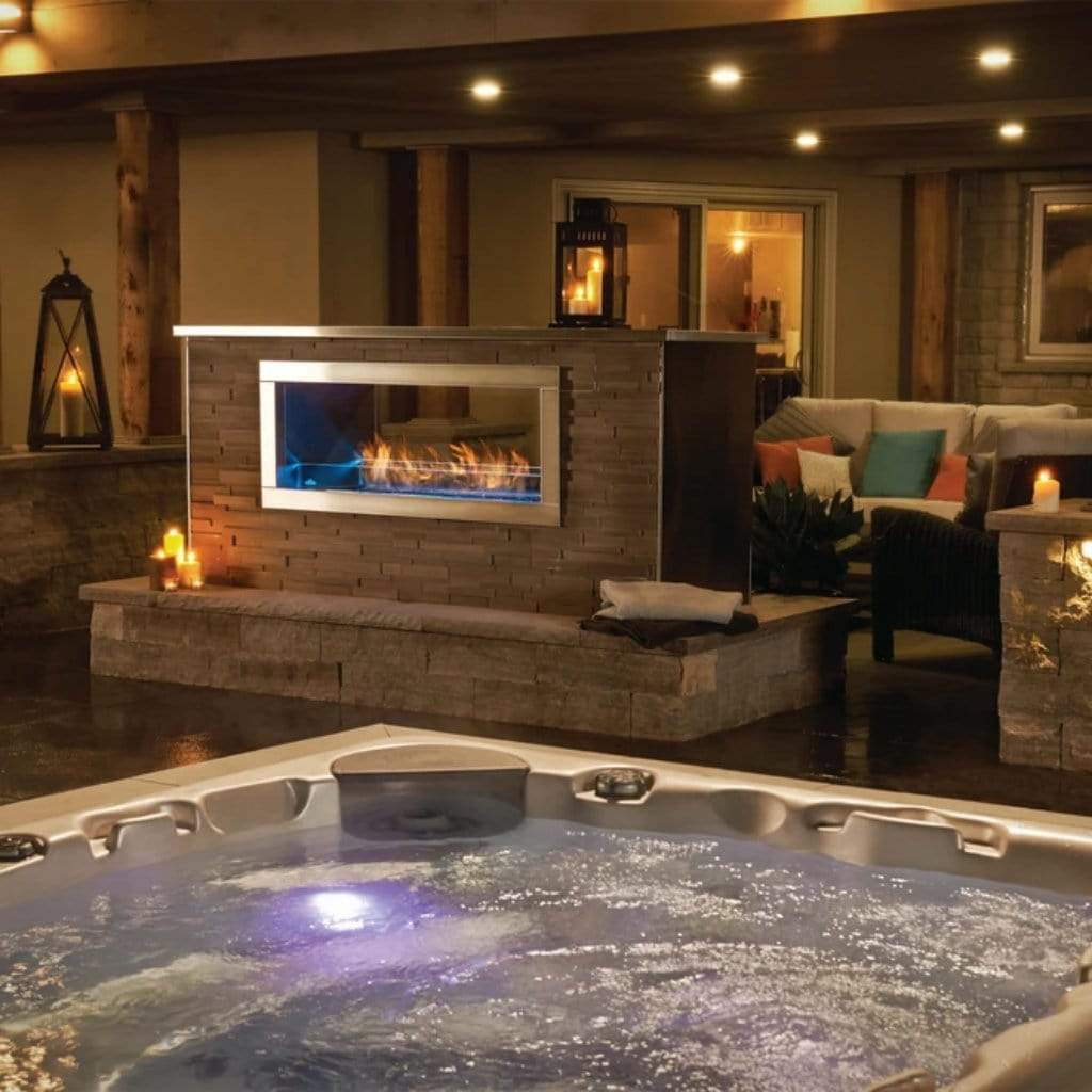 Napoleon - Galaxy 51" See Through Outdoor Linear Vent Free Gas Fireplace