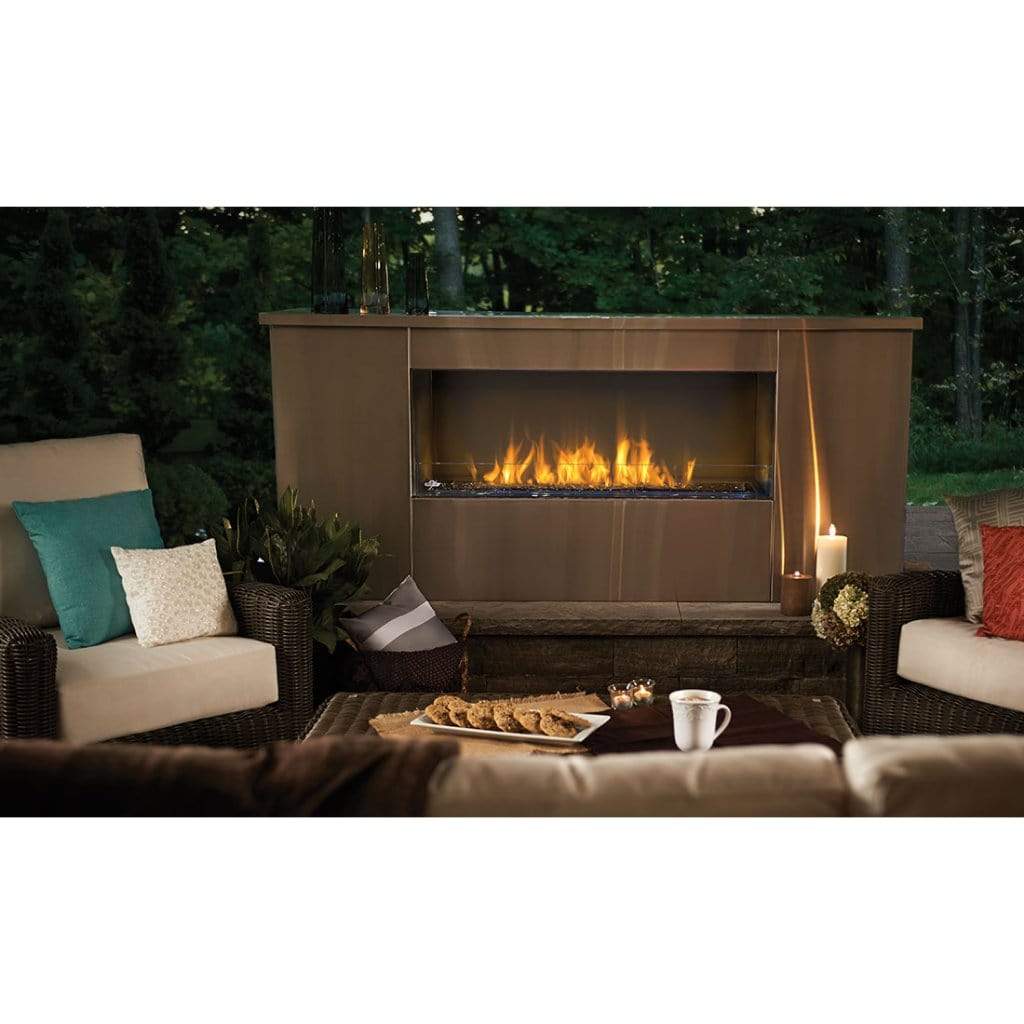 Napoleon - Galaxy 51" Single Sided Outdoor Linear Vent Free Gas Fireplace