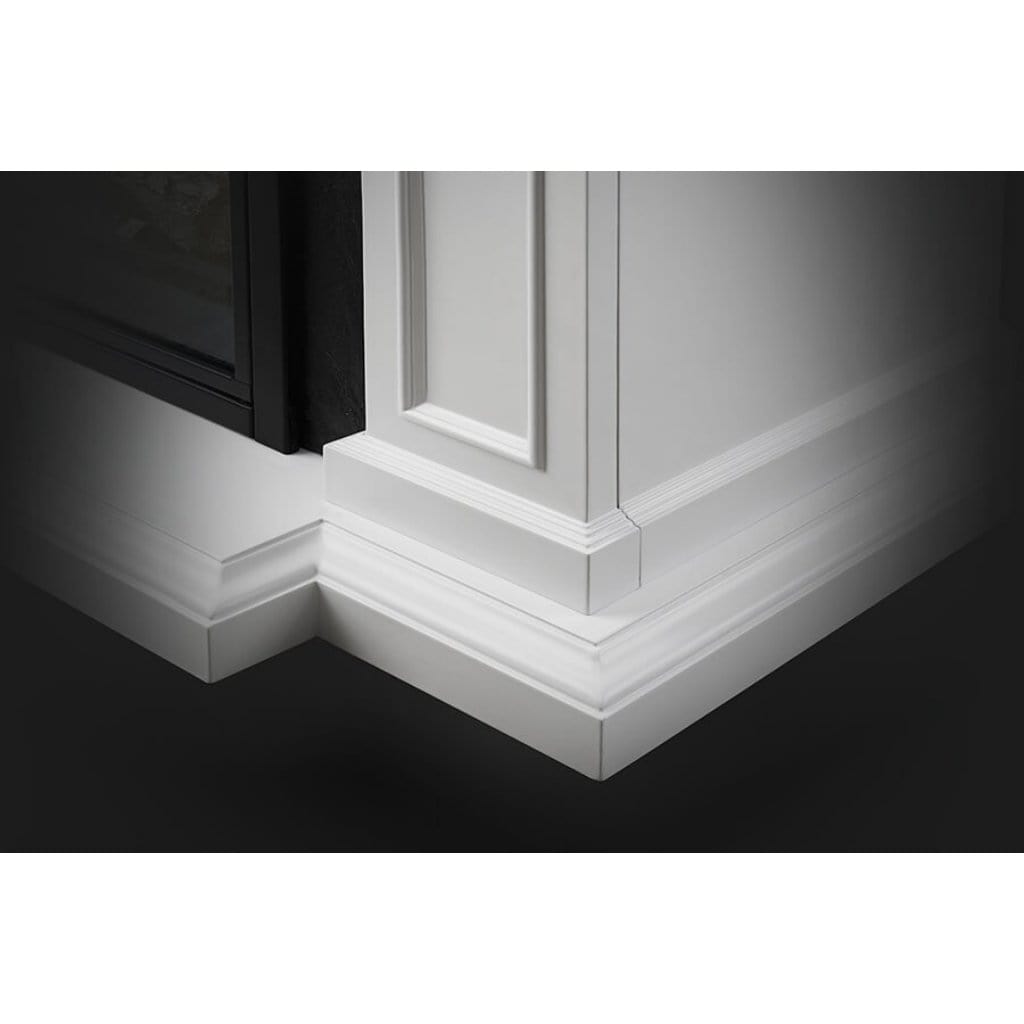 Napoleon Taylor 55Inch Electric Fireplace Mantel Package in White