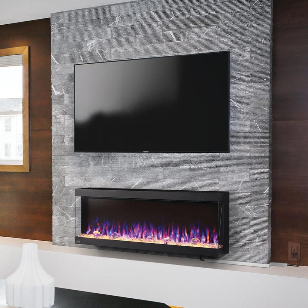 Napoleon Trivista Pictura NEFL50H-3SV 50Inch Wall Mount 3 Sided Electric Fireplace