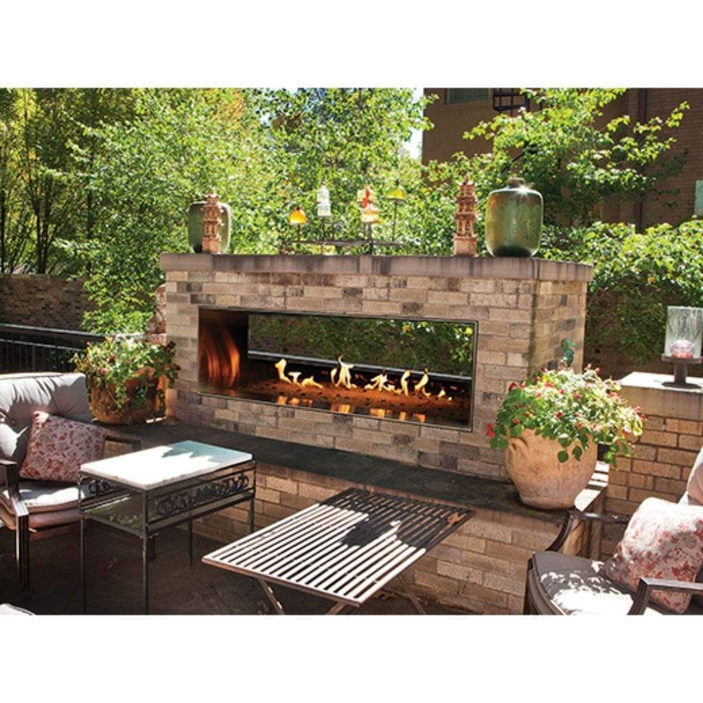 Empire Carol Rose 60 Inch See-Through Linear Fireplace