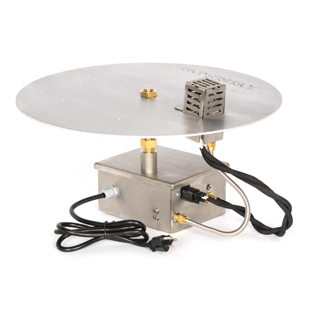 The Outdoor Plus - Round Drop-in Pan With Stainless Steel Round Bullet Burner