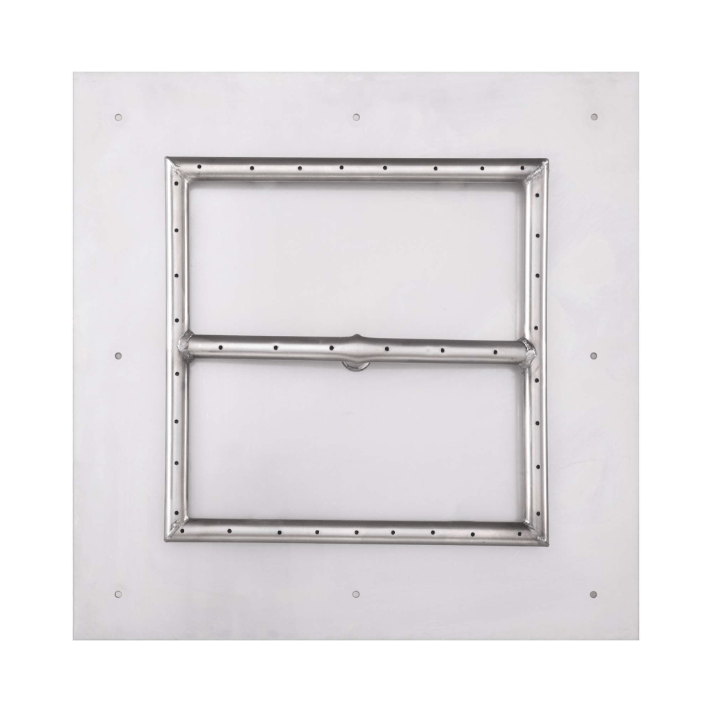 The Outdoor Plus - Square Flat Pan With Stainless Steel Square Burner