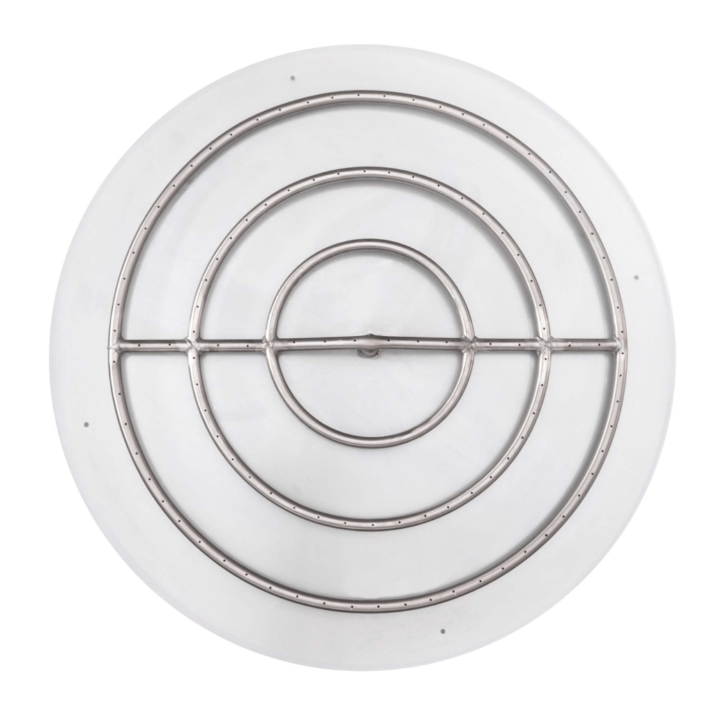 The Outdoor Plus - Round Flat Pan With Stainless Steel Round Burner
