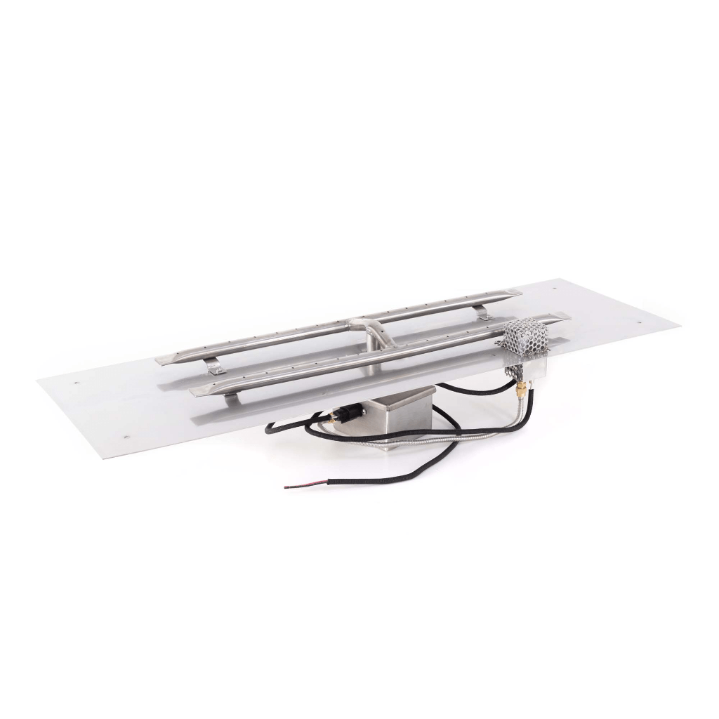 The Outdoor Plus - Rectangular Flat Pan With Stainless Steel 'H' Burner
