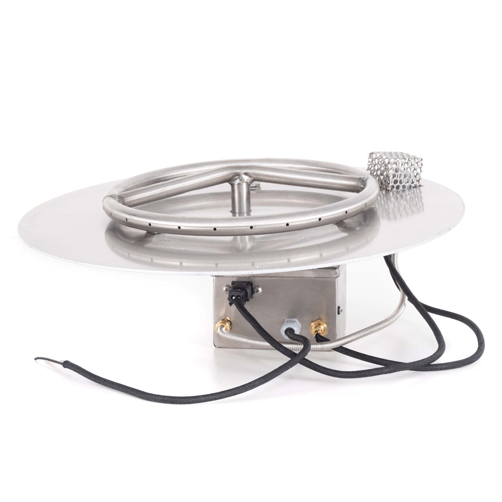 The Outdoor Plus - Round Flat Pan With Stainless Steel Round Burner