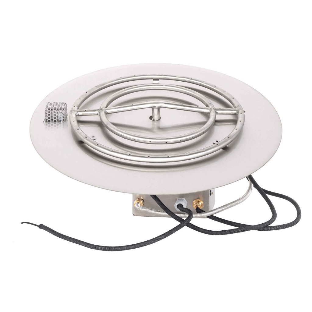 The Outdoor Plus - Round Flat Pan With Stainless Steel Round Burner