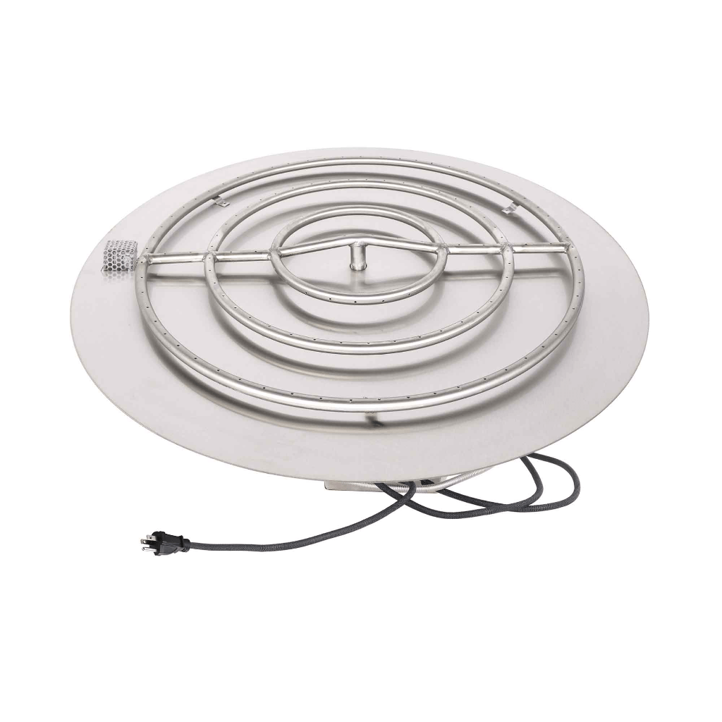 The Outdoor Plus - Round Flat Pan With Stainless Steel Round Burner