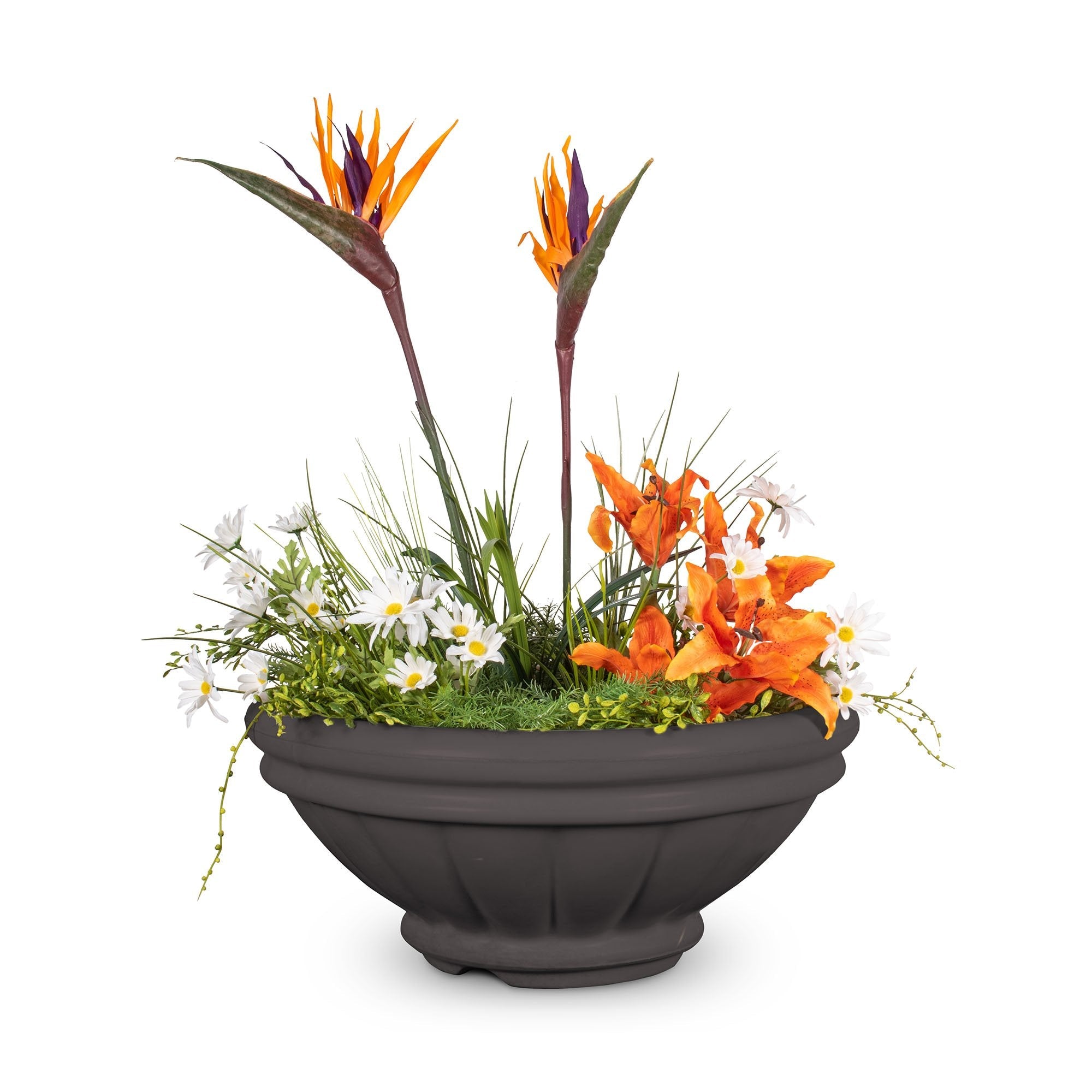 The Outdoor Plus - Roma GFRC Concrete Round Planter Bowl