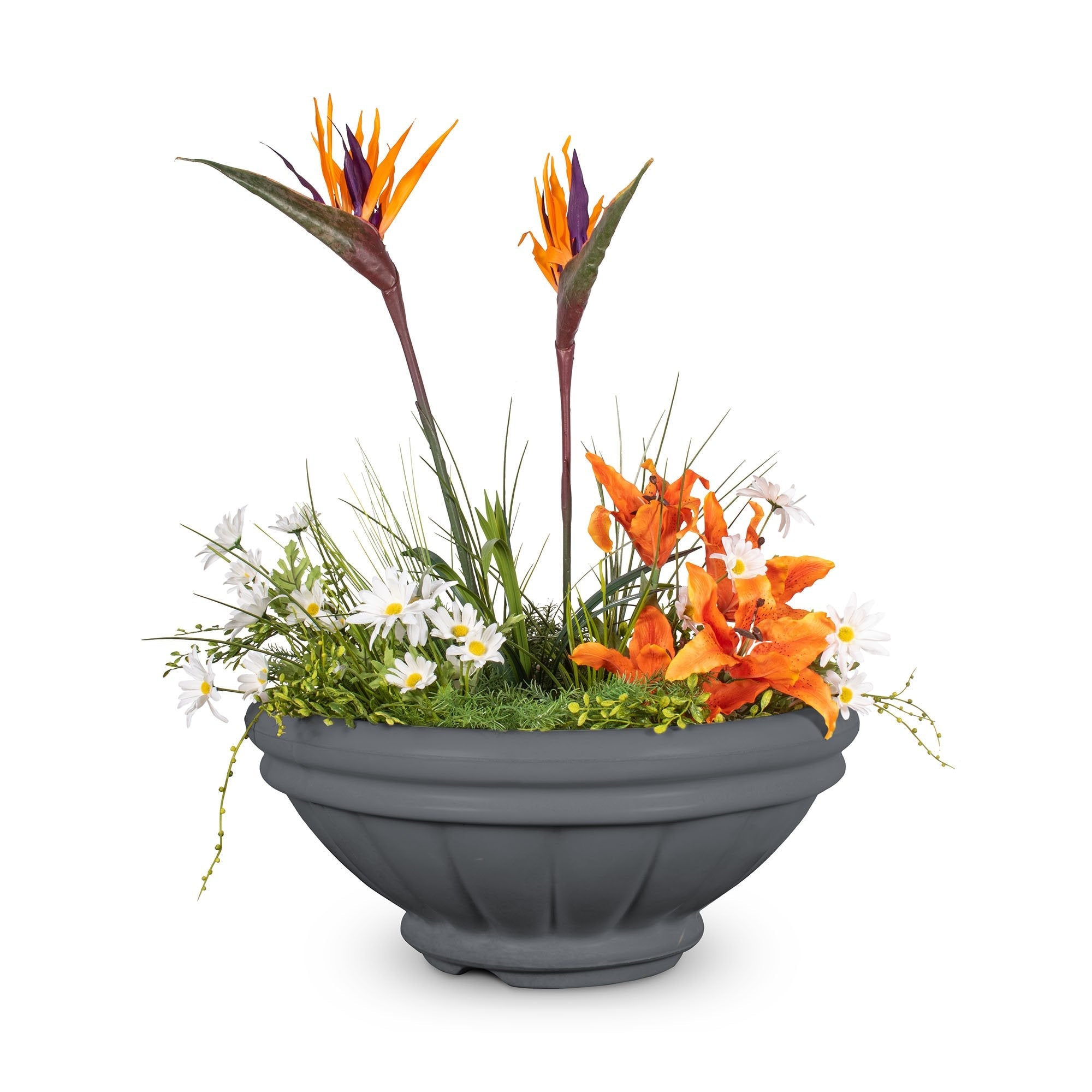 The Outdoor Plus - Roma GFRC Concrete Round Planter Bowl