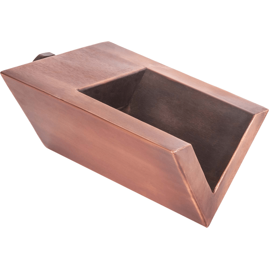 The Outdoor Plus - Copper/Stainless Steel V-Shaped Scupper
