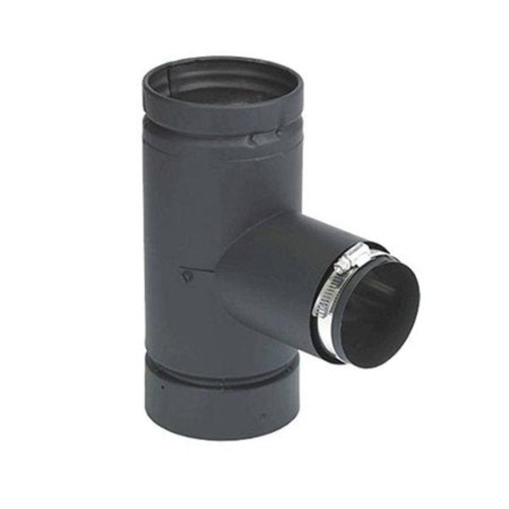 Selkirk - 4"x3" Adjustable Tee with Cap (Pellet Vent - VP - Type L)