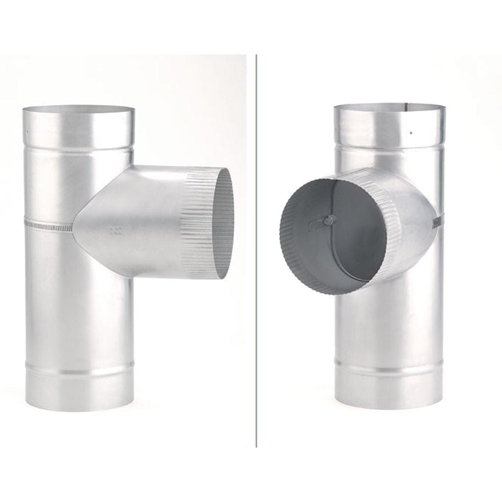 Selkirk - 6" Removable Tee with Crimp (Saf-T Liner)