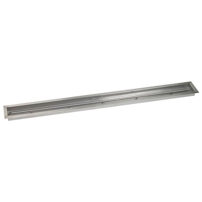 American Fireglass 72"x 6" Linear Channel Drop-In Pan with Spark Ignition Kit - Propane