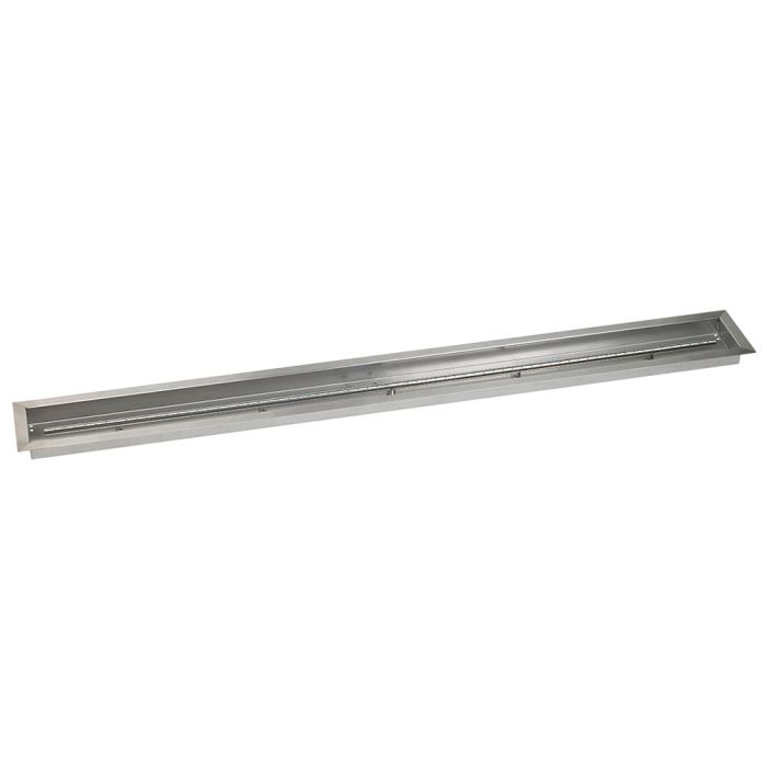 American Fireglass 72"x 6" Linear Drop-In Pan with Match Light Kit - Natural Gas