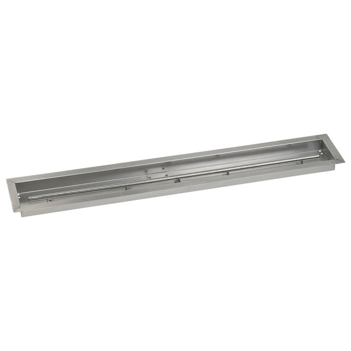 American Fireglass 48"x 6" Linear Drop-In Pan with Match Light Kit - Propane