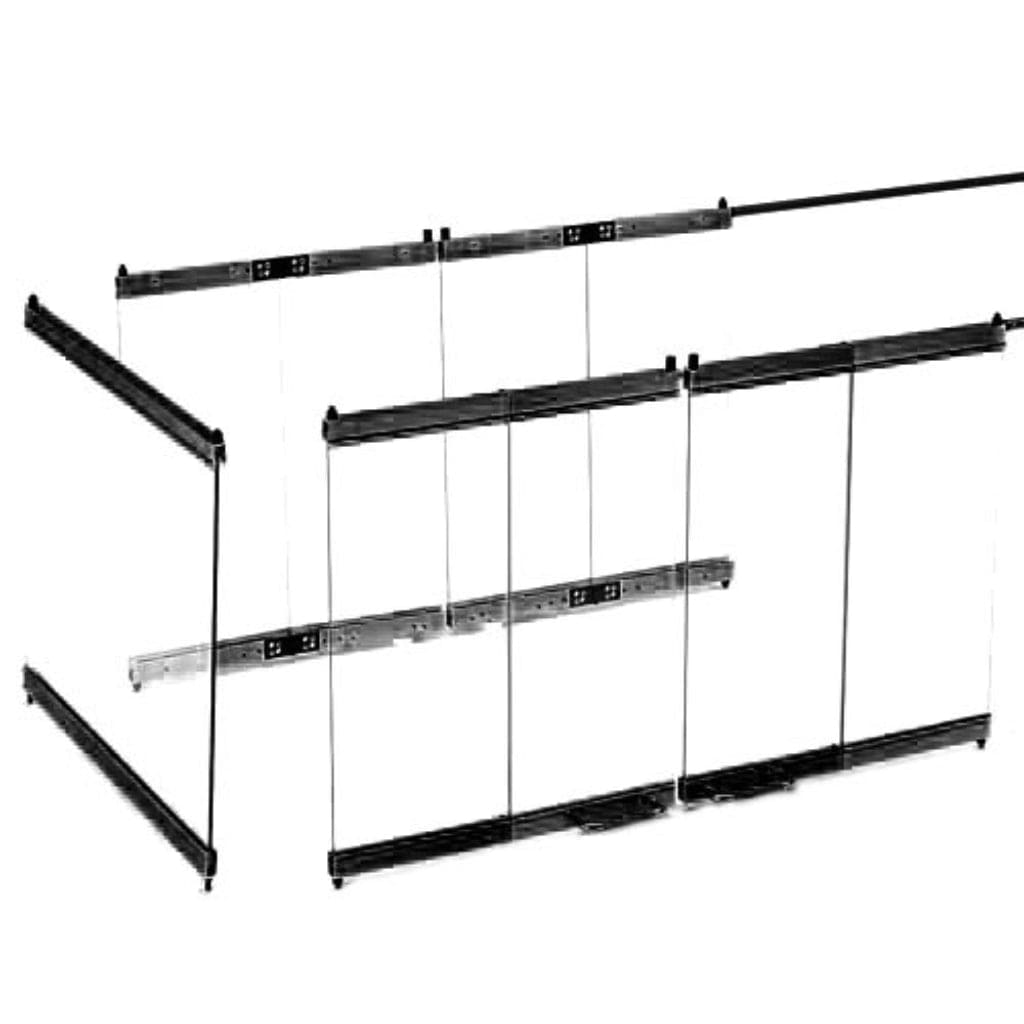 Superior | Peninsula 2-Pair Black Cabinet Door & End 36"