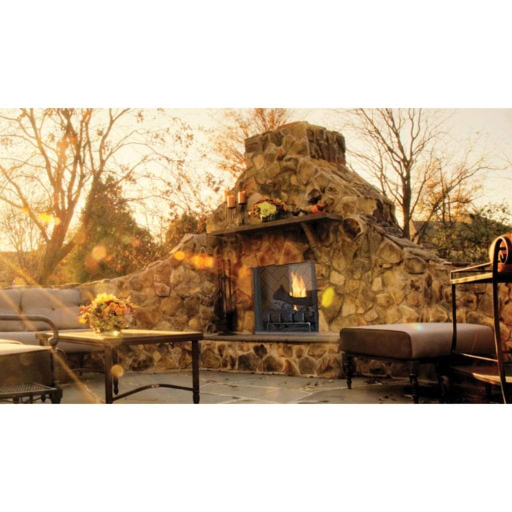 Superior VRE6036 Ventless 36 Inch Long-lasting Outdoor Traditional Gas Fireplace