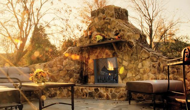 Superior VRE6050 50 Inch Traditional Vent-Free Outdoor Fireplace