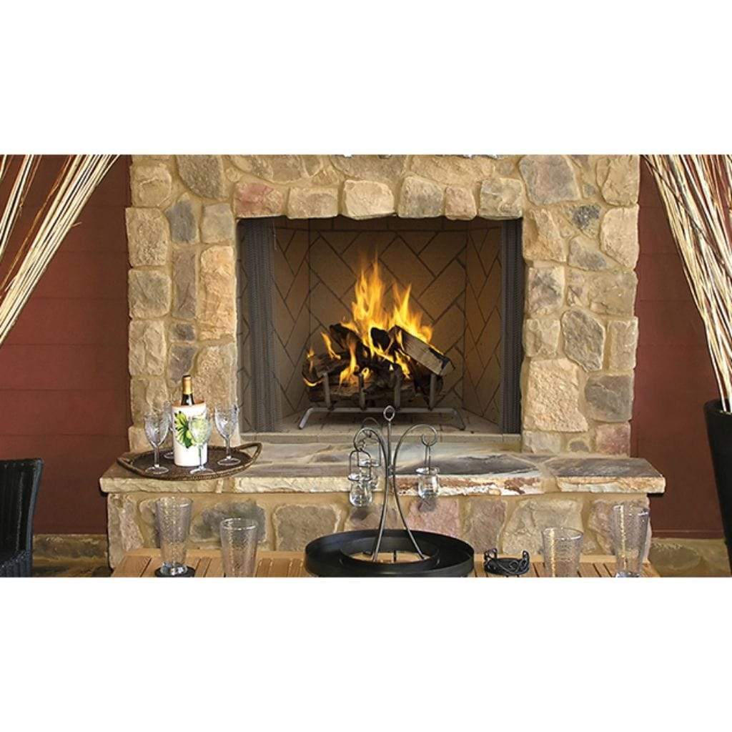Superior Masonry WRE6050 Traditional 50" Outdoor Wood Fireplace