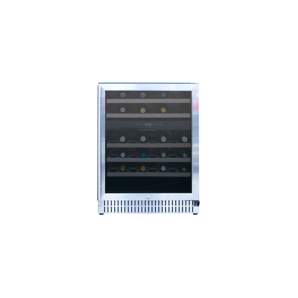 AMD 24" Outdoor Rated Dual Zone Wine Cooler - AMD-RFR-24WD