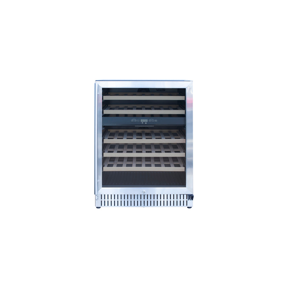 AMD 24" Outdoor Rated Dual Zone Wine Cooler - AMD-RFR-24WD
