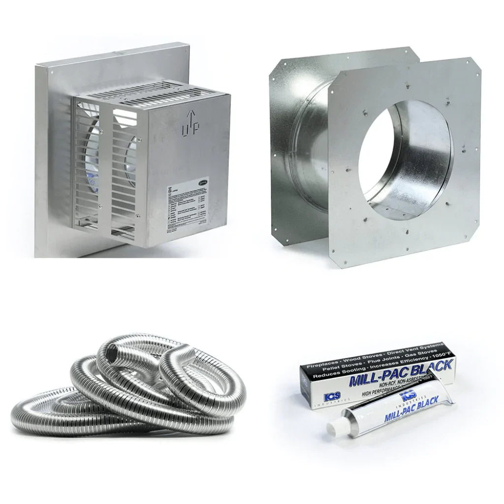 Kingsman - Horizontal Chimney Vent Termination Starter Kit