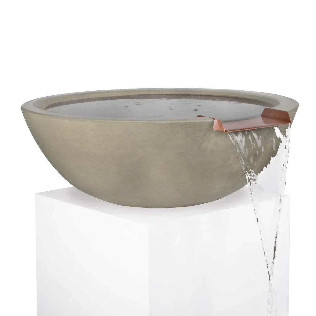 The Outdoor Plus - Sedona GFRC Concrete Round Water Bowl