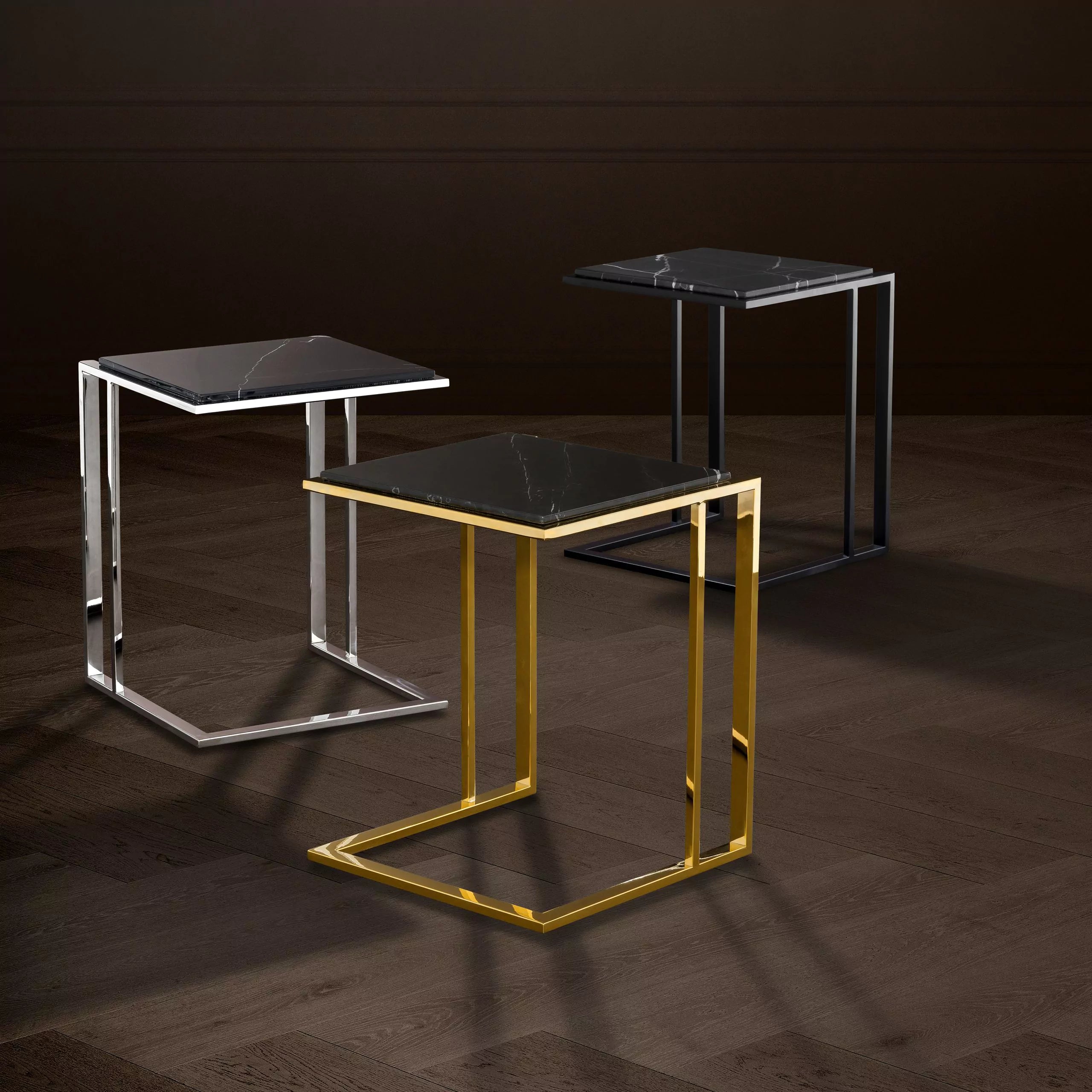 Black Marble Side Table | Eichholtz Cocktail