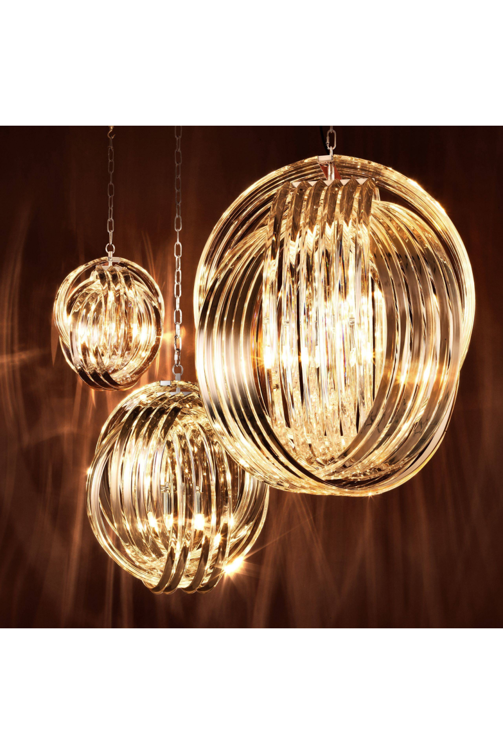 Lucite Loop Chandelier | CHANDELIER MARCO POLO L